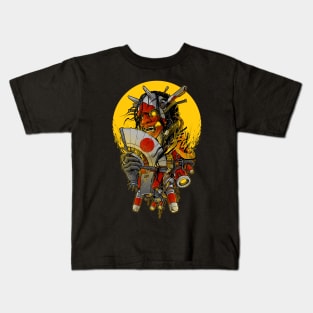 HANNYA MECHA Kids T-Shirt